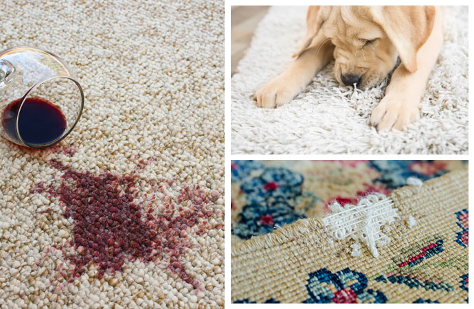 Various ways to carpet damage 