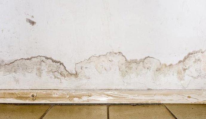 drywall damaged water