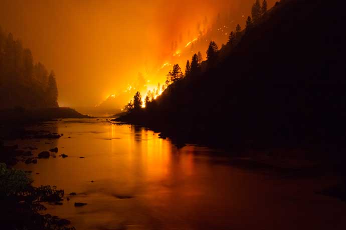 Wildfire by River