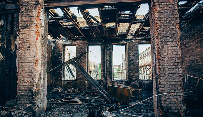 Structural Fire Damage Restoration in Spokane & Hayden | Burke's